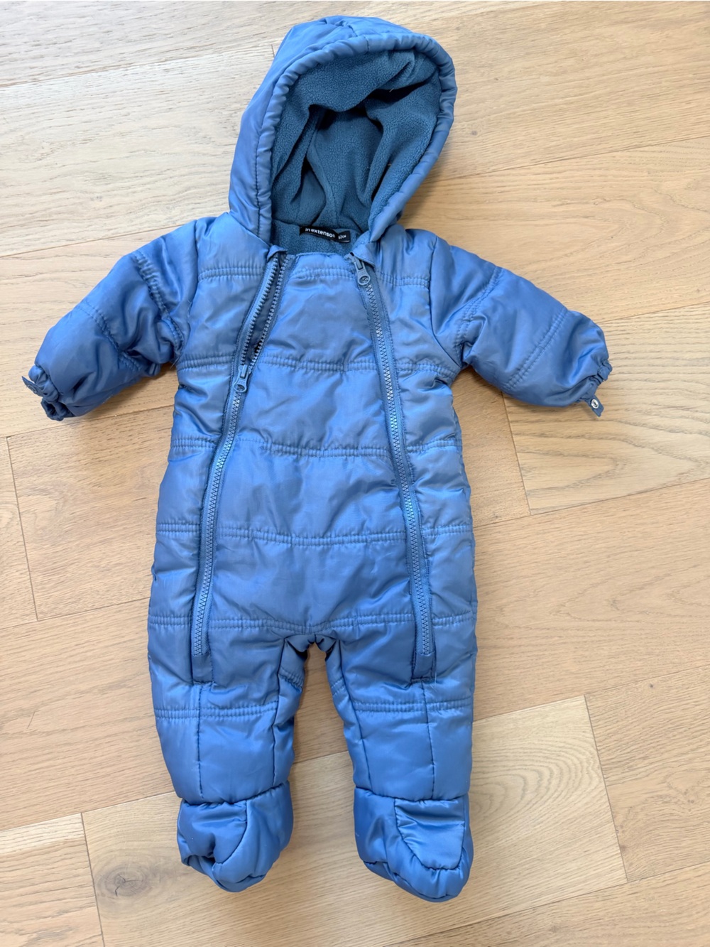Blue newborn 0-3 months snowsuit